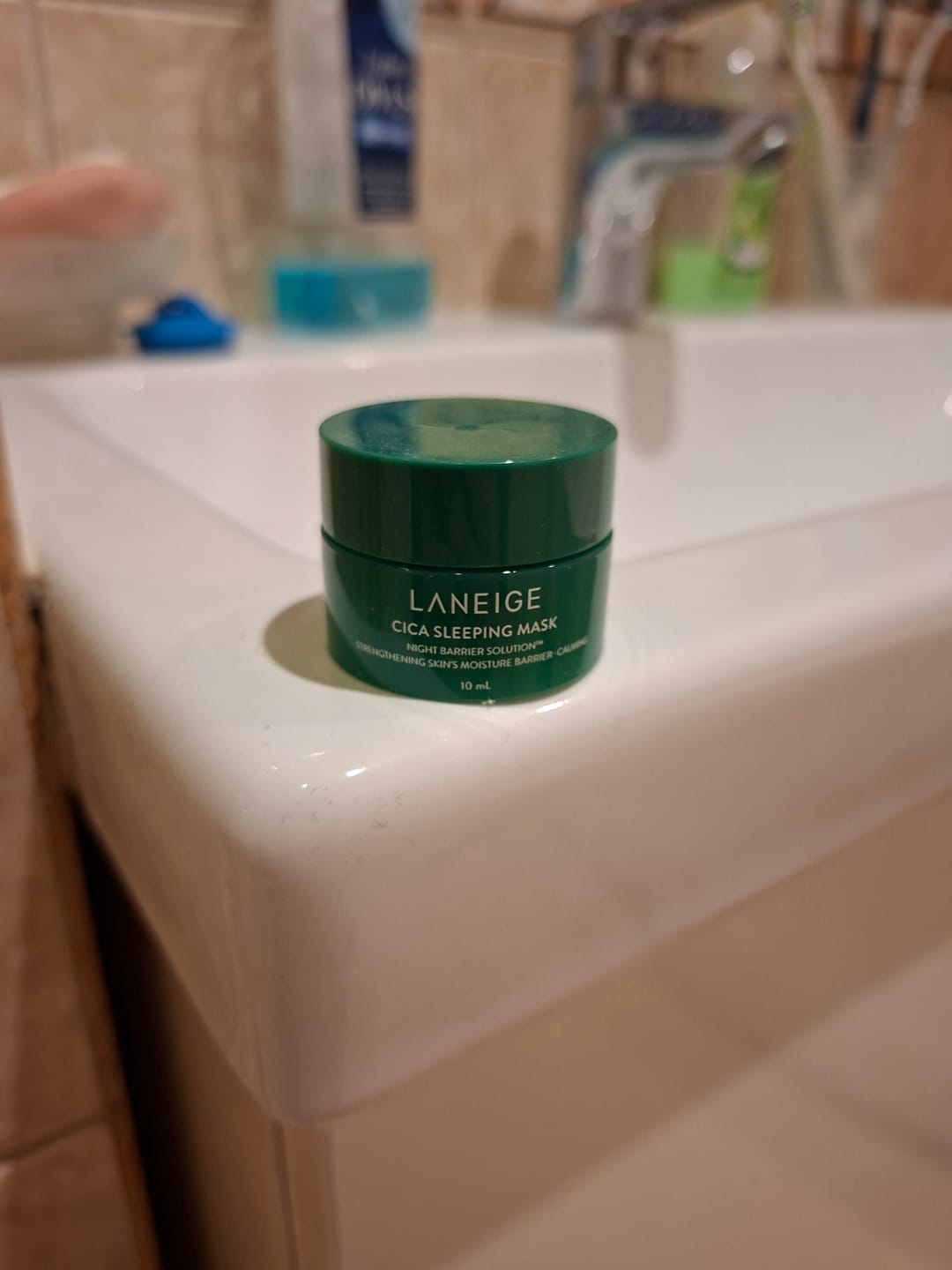 Customer photo review of Nomierinoša nakts maska Laneige Cica Sleeping Mask