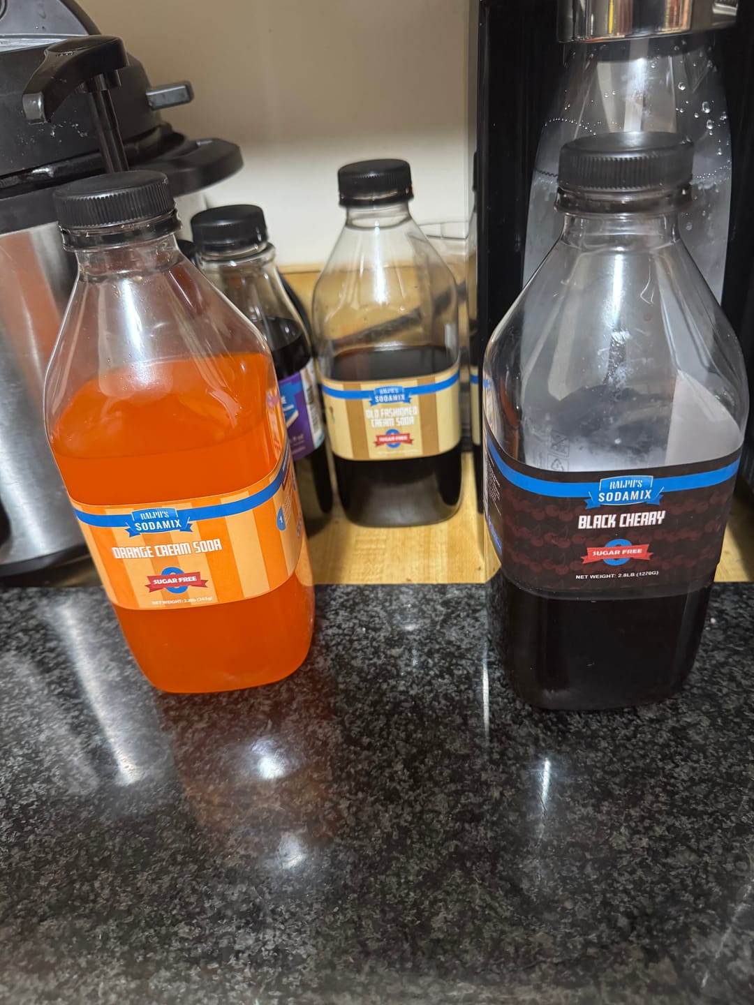 Customer photo review of Grape Sparkling Water Flavoring Syrup