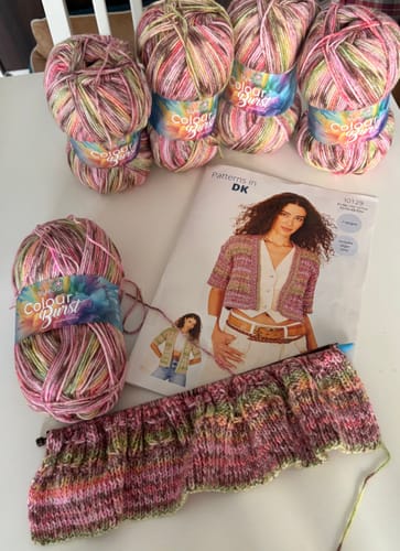 Customer photo review of Ladies Mystery Knitting Box