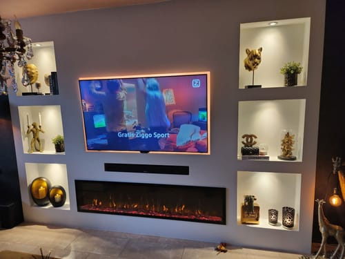 Paula K. review of EVIQ Elektrische sfeerhaard Deluxe 72″ inch – 182 cm image 1 out of 1