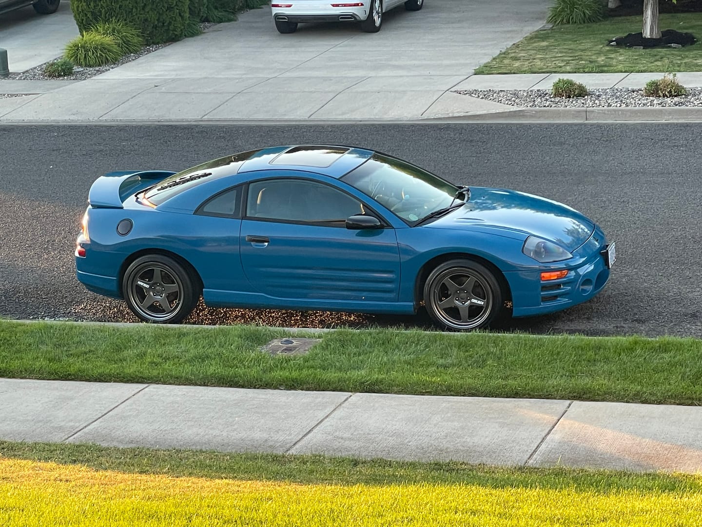 Customer photo review of High Glossy Laguna Blue Vinyl Wrap