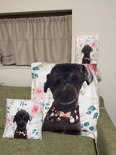 Customer photo review of Petcanva©オーダーメイド ペット似顔絵