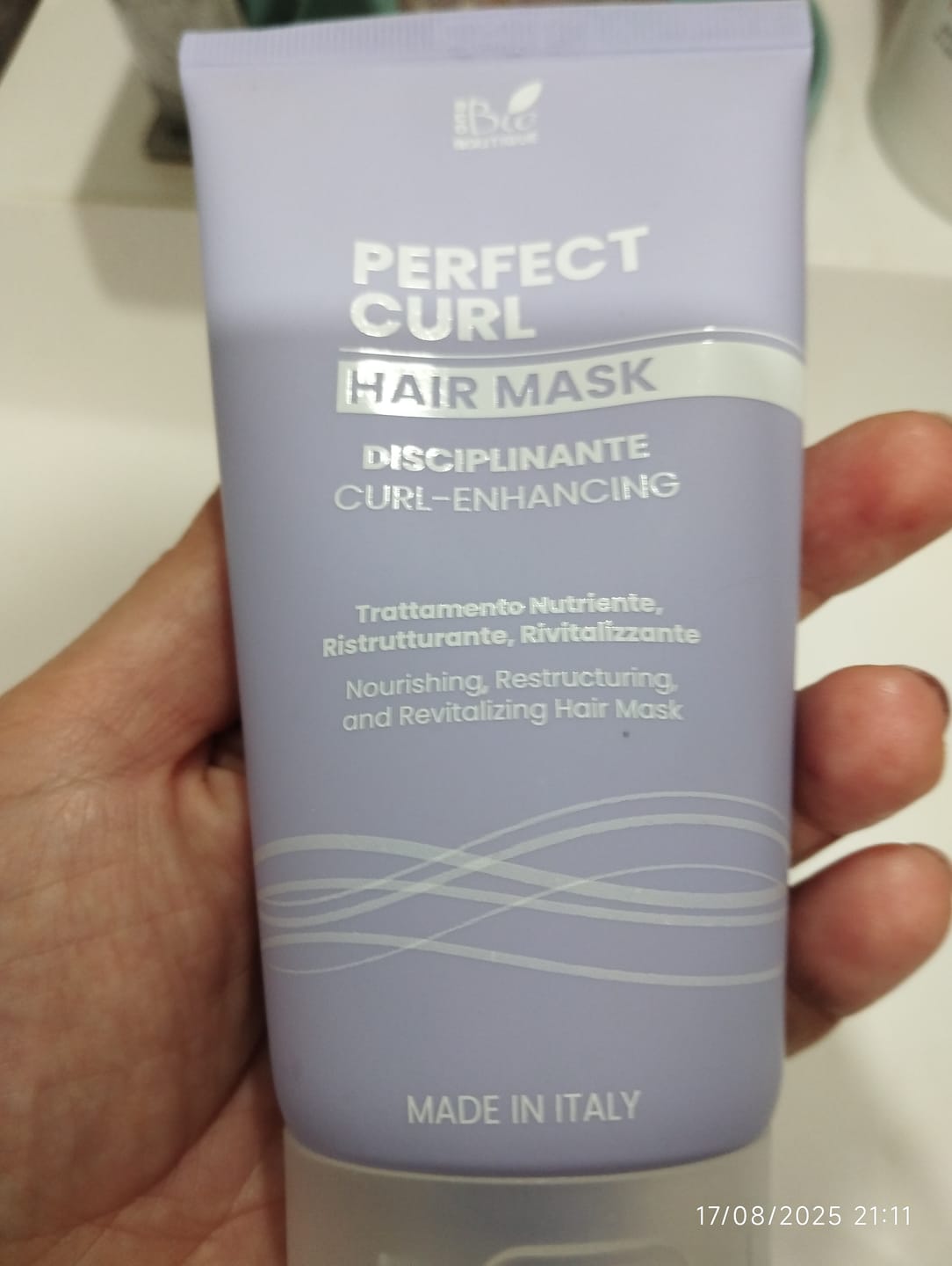 Customer photo review of Perfect Curl - Maschera