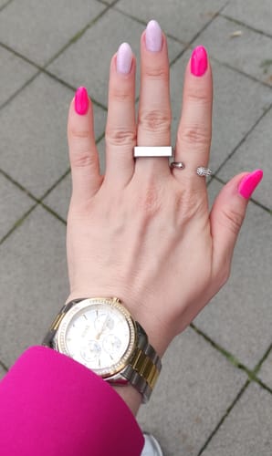 Customer photo review of Pave Paradise Ring 18K Vergoldet
