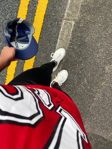 Customer photo review of Star Player Oversize Jersey Red
