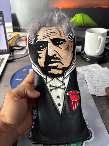 Customer photo review of The Golfather Headcover