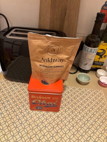 Customer photo review of 2-Month Mushroom Gummies