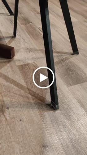 Customer video review of Rectangular Felt Silicone Chair Leg Protectors | Extra-Durable Chair Floor Protectors