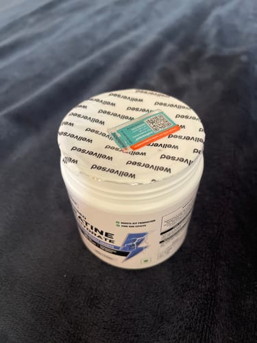 Customer photo review of Wellcore - Micronised Creatine Monohydrate (100g, 33 Servings)