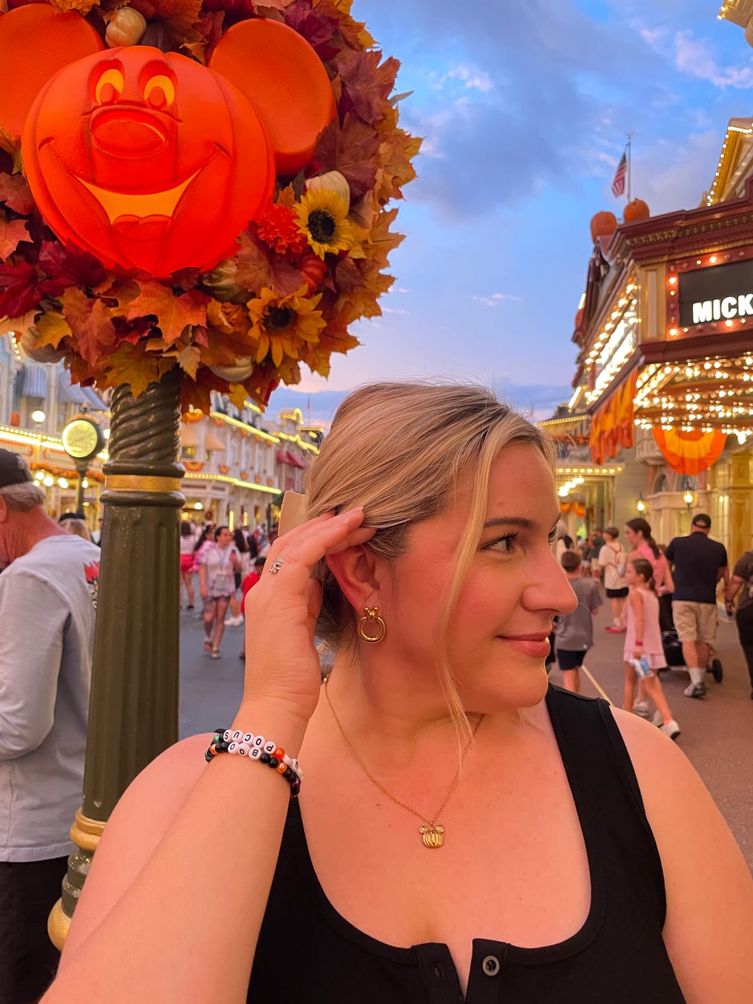 Customer photo review of Pumpkin Pendant