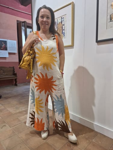 Customer photo review of BORSA CARLA GIALLO