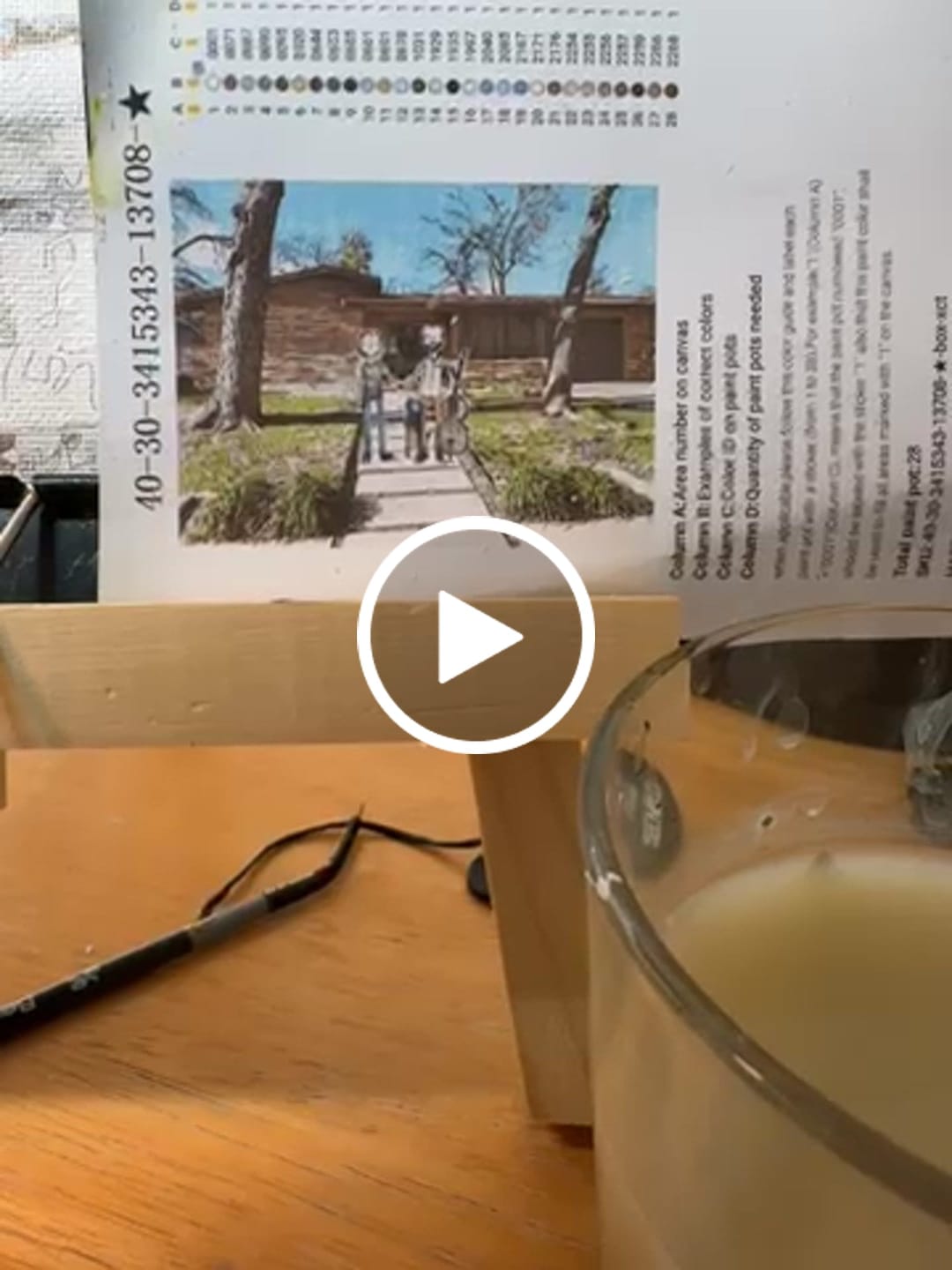 Customer video review of Custom Couple Paint by Numbers | Just Upload Your Picture!