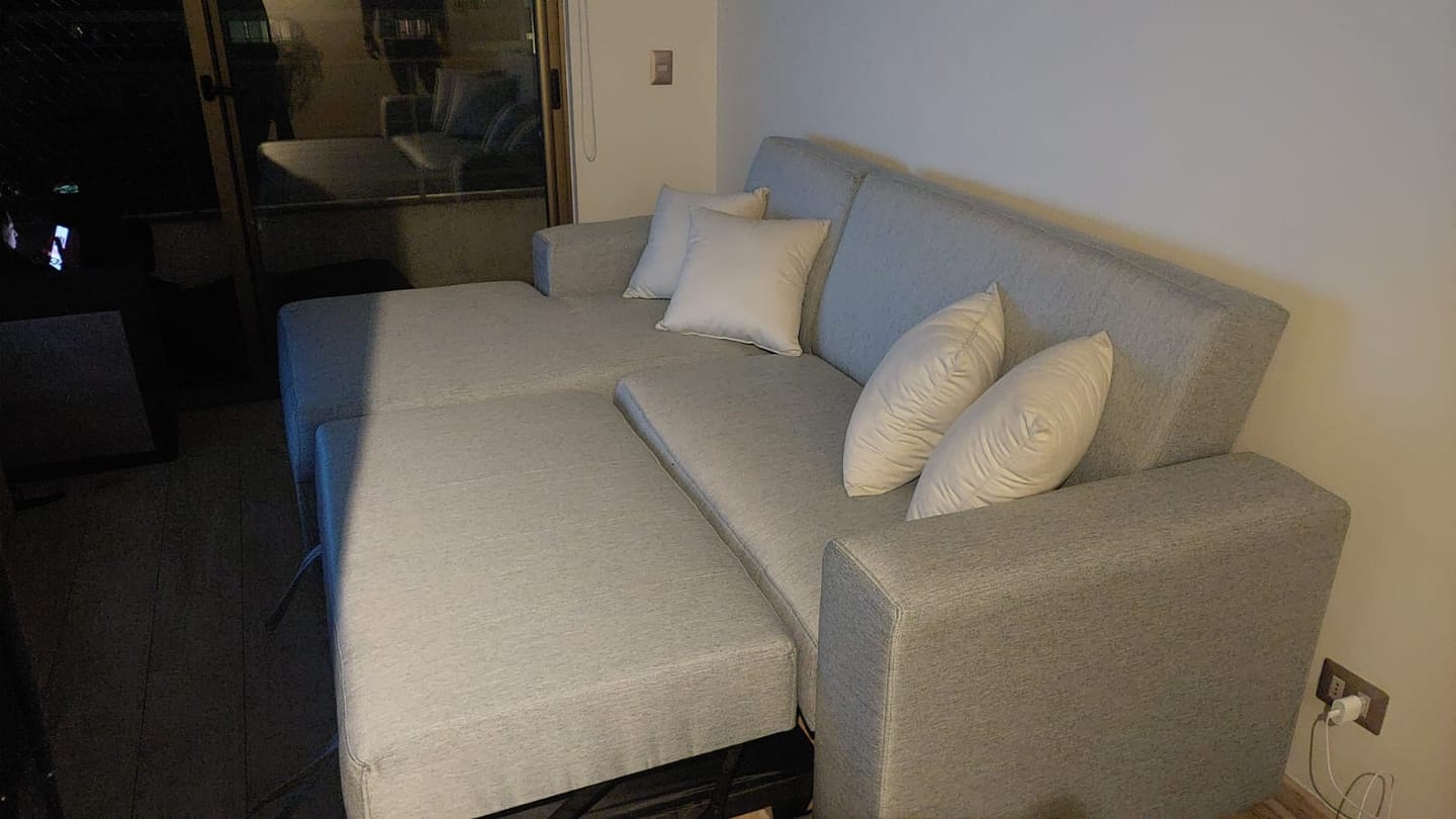 Customer photo review of Sofá en L Cama Baúl Paris