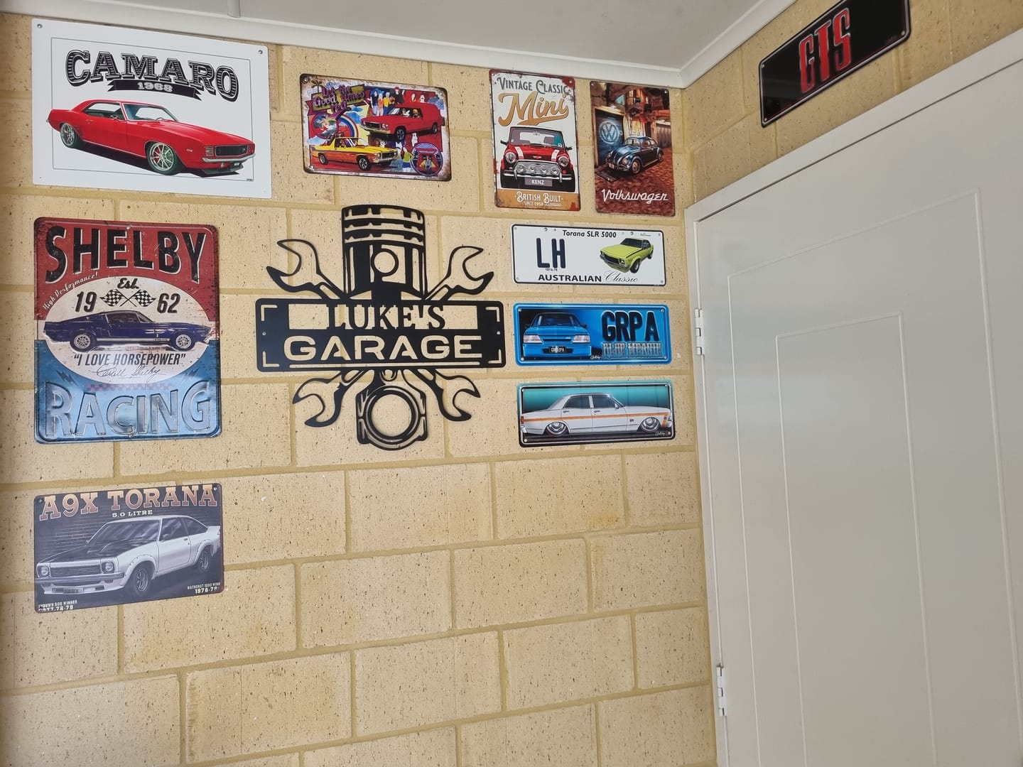 Customer photo review of XW Ford Falcon GT Silver Fox | Premium Aluminium Number Plate | Australian Automotive Man Cave Decor