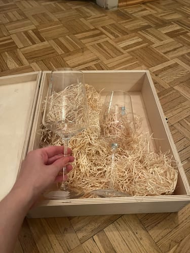 Customer photo review of Leonardo Gläser mit Gravur im "Wedding Love" Design als Set