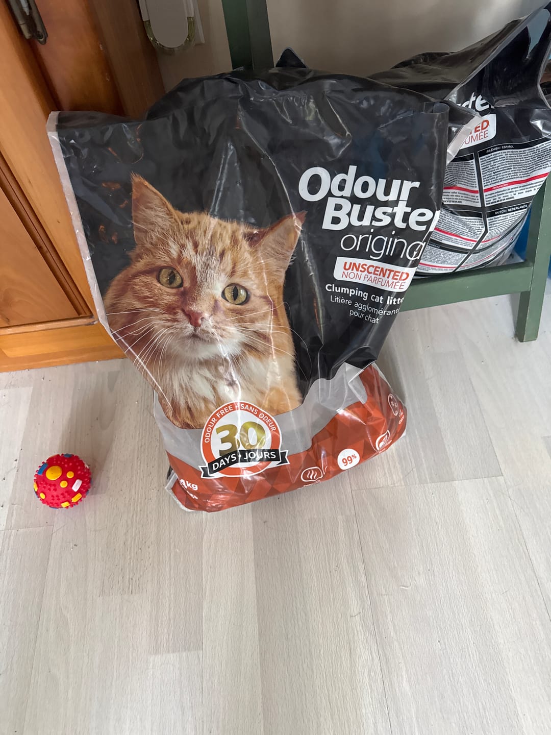 Customer photo review of Odour Buster - Litière pour chat