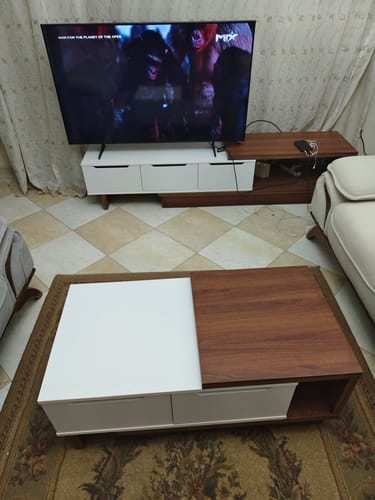 Customer photo review of ترابيزة تليفزيون مع ترابيزة قهوة-NM02