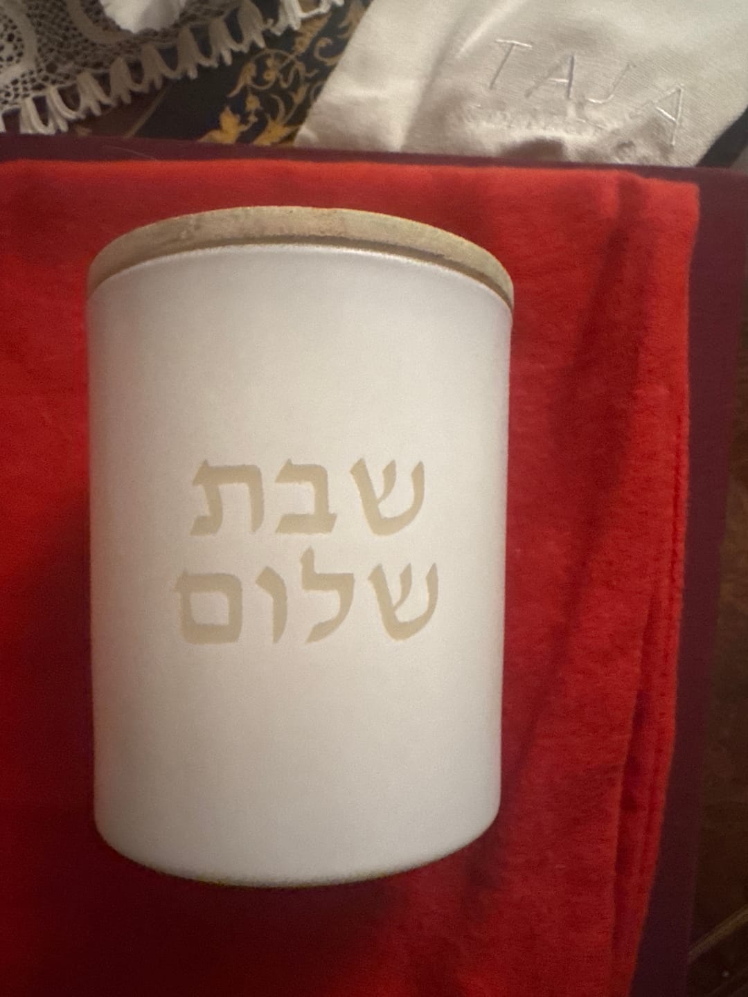 Customer photo review of READY TO SHIP SHABBAT SHALOM BUNDLE
