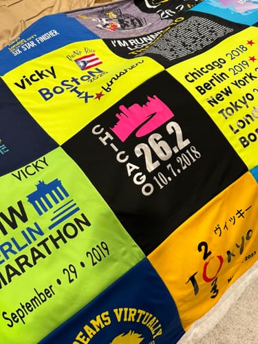 Customer photo review of Classic T-Shirt Blanket