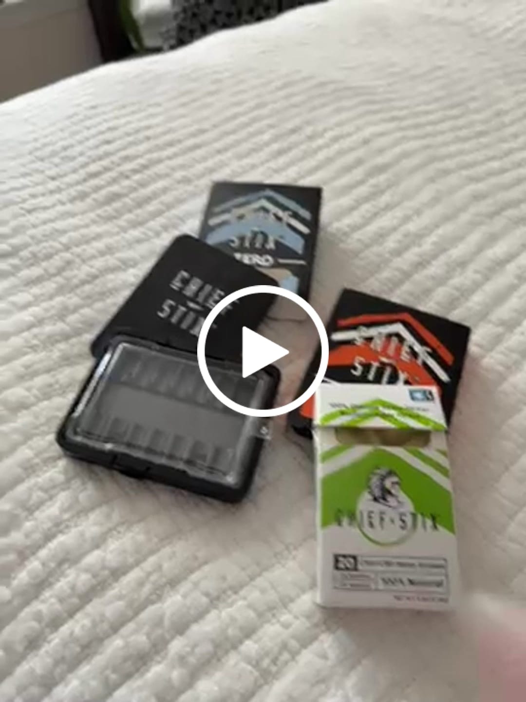 Customer video review of Chief Stix 20ct CBD + CBG Hemp Smokes