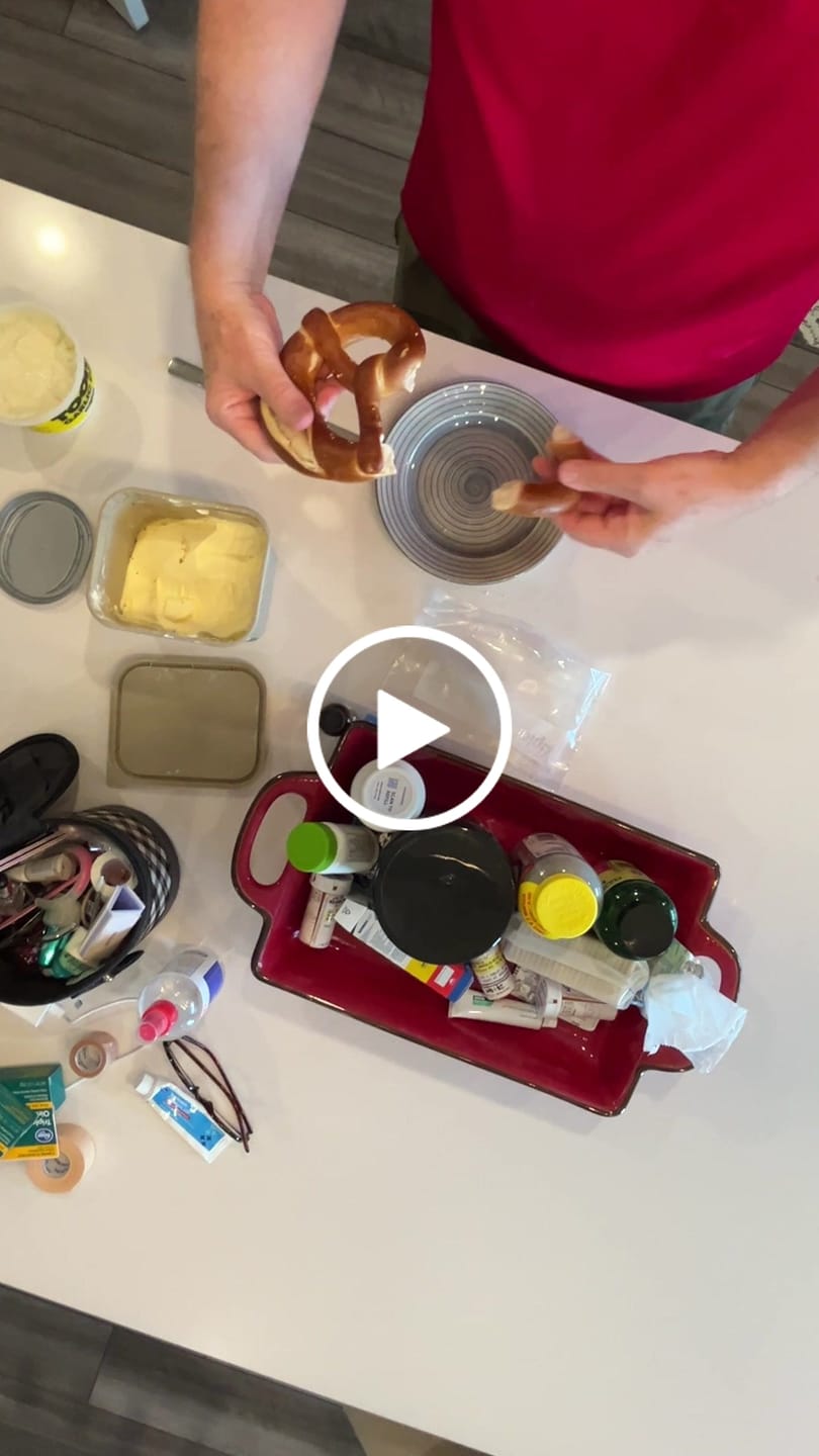Customer video review of Pretzel Sandwich Rolls (5 pack)