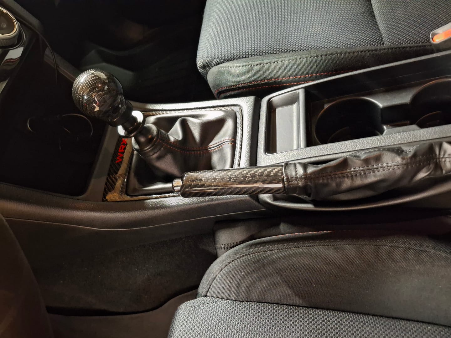 Customer photo review of 2008-2024 Subaru WRX/STi Black Carbon Fiber Ebrake Handle 2013-20 BRZ/FR-S