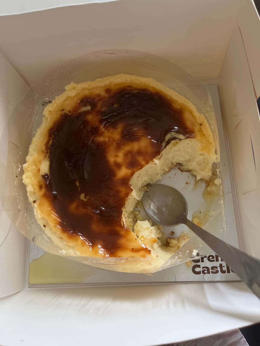 Customer photo review of Burnt Basque Cheesecake