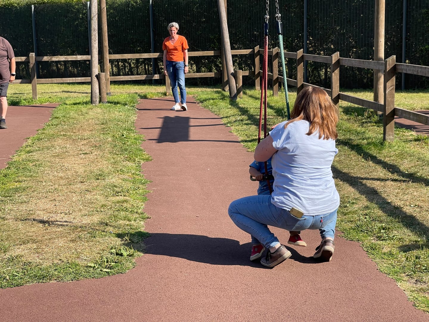Customer photo review of Blue Rainbows Short Sleeve T-Shirt
