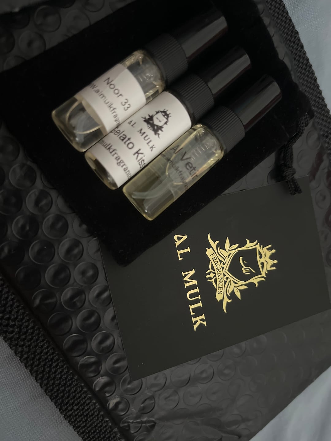 Customer photo review of Al Mulk Discovery Set - Try Before You Buy