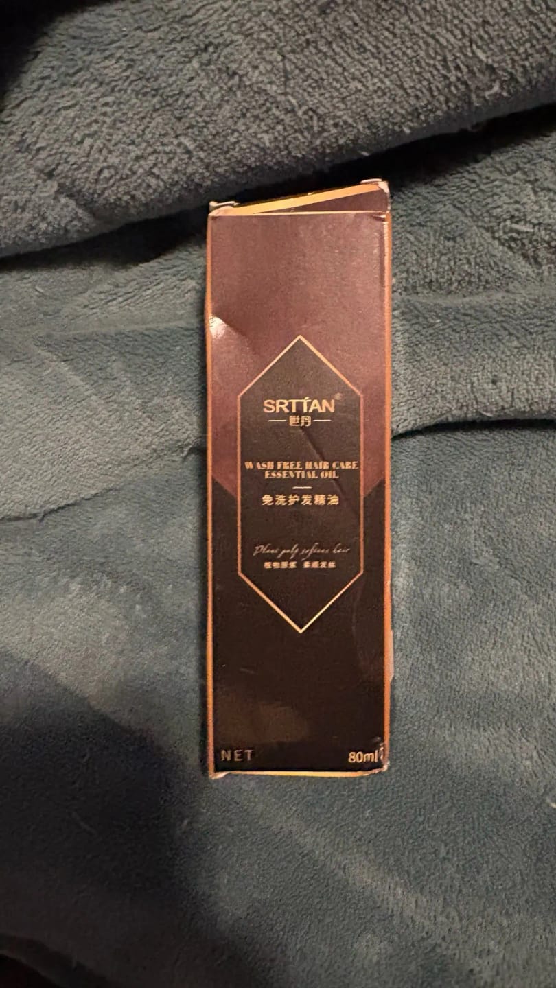 Customer photo review of Argan Oil Hair Serum Lightweight Split Ends Mist — Amber Gold | KIMLUD