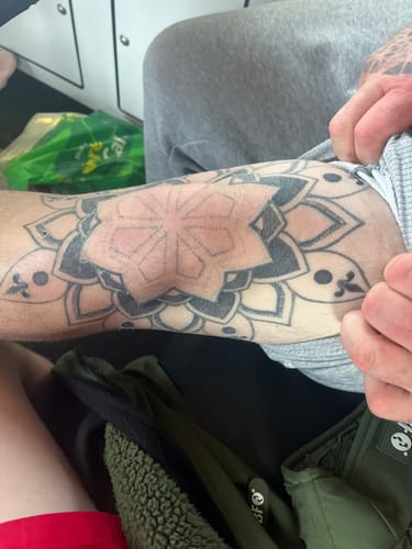 Customer photo review of TattooNumbx Numbing Cream