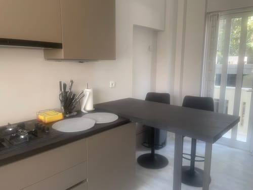 Customer photo review of Σκαμπό για Πάσο Κουζίνας Σετ 2 τεμ Κάθισμα Μπαρ Ρυθμιζόμενο Ύψος 63-84 εκ Μεγάλη Βάση Διάφορα Χρώματα LJ-B195W02