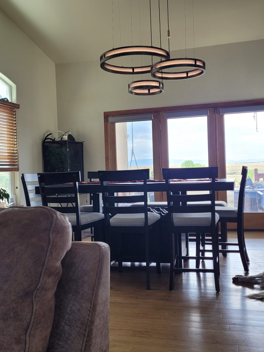 Customer photo review of Titan Ring Chandelier