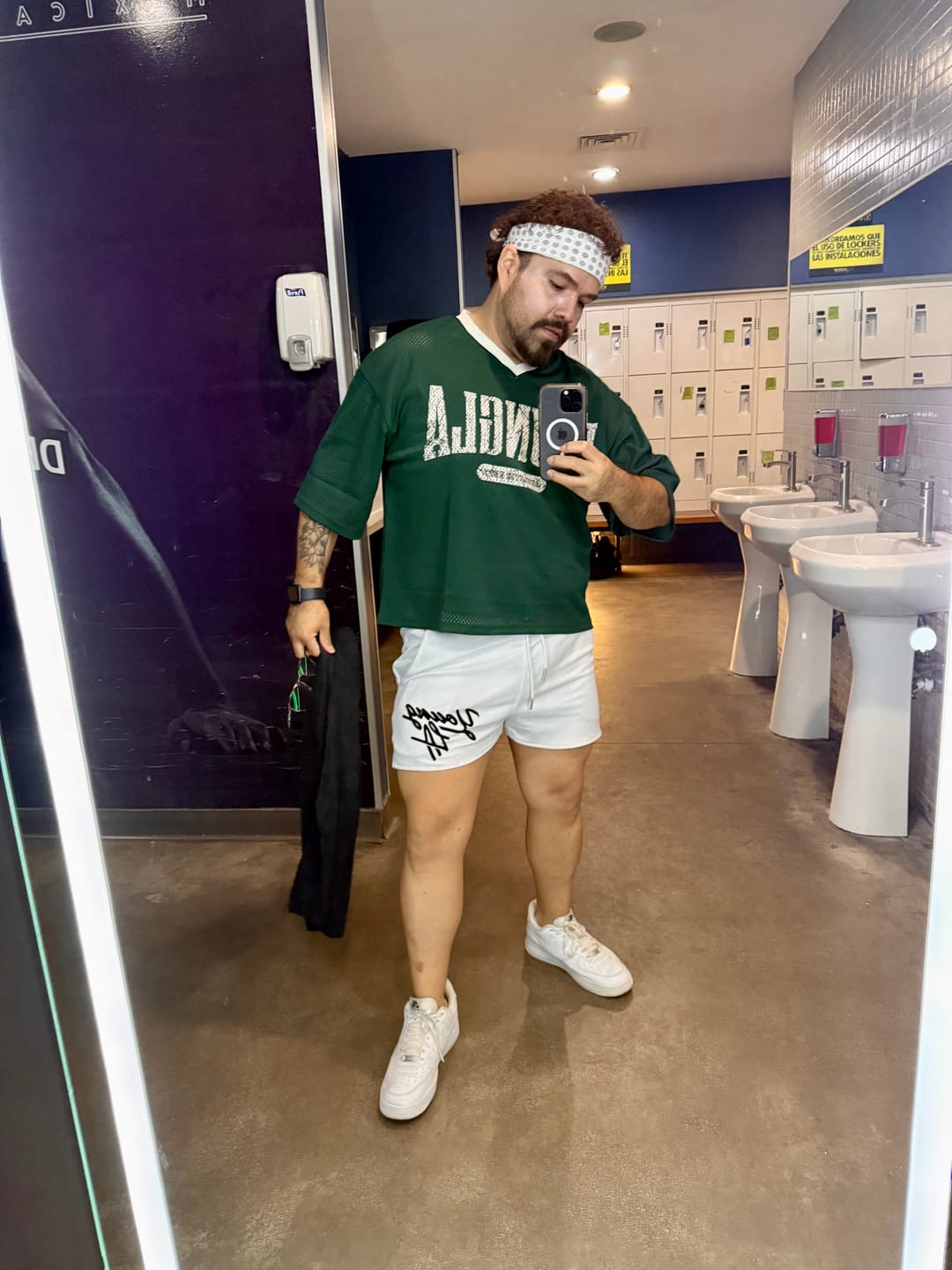 Customer photo review of 4187 - Varsity Football Cropped Jersey