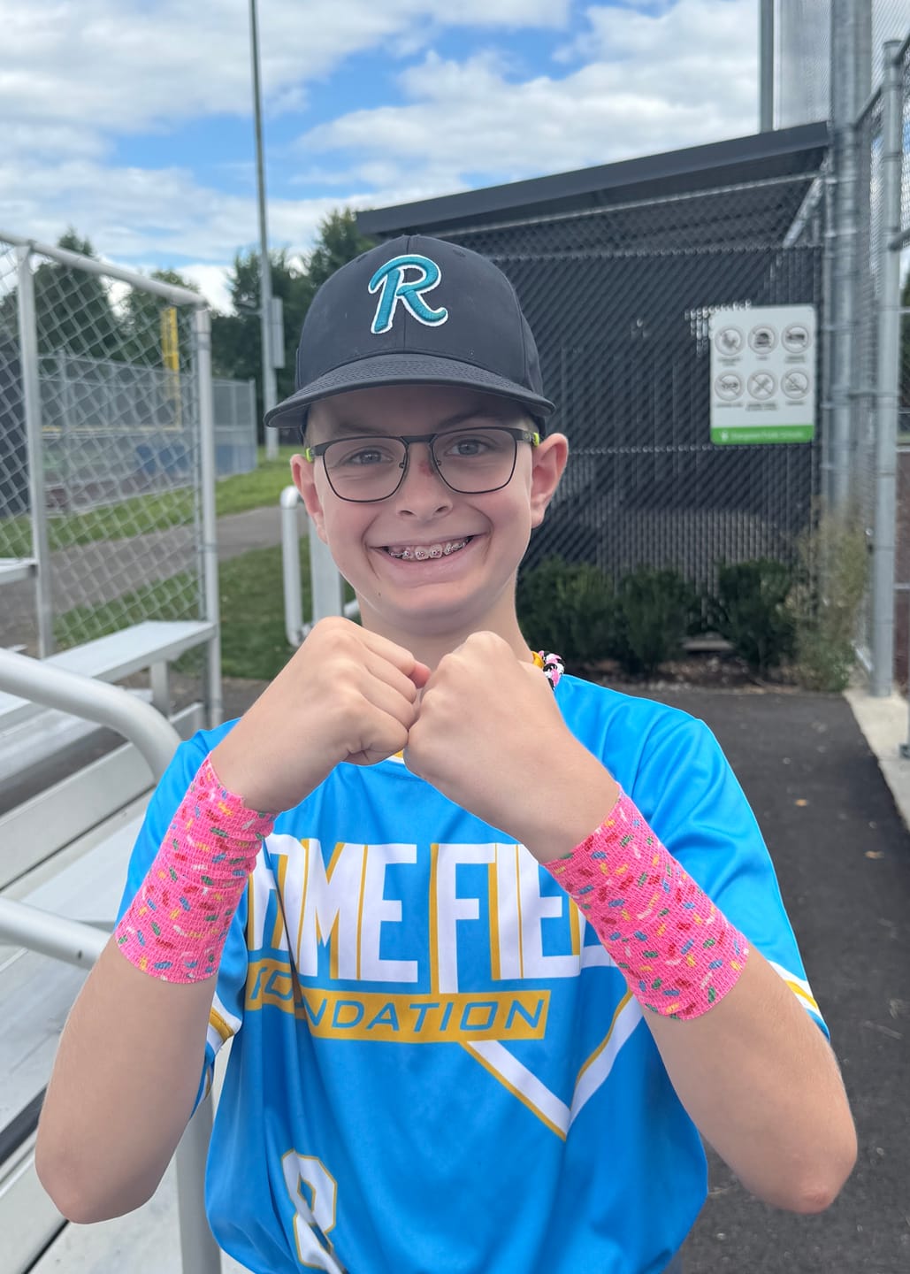 Customer photo review of Pink Sprinkles Athletic Tape