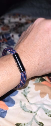 Customer photo review of Custom In Loving Memory Bracelet "I Will Carry You With Me" Personalized Engraved Memorial Bracelet