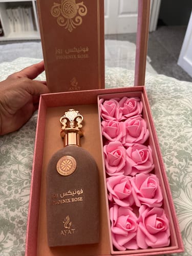 Customer photo review of Phoenix Rose Eau de Parfum – Ayat Perfumes