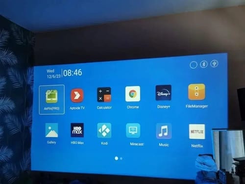 Customer photo review of Mini Portable Projector - HD | Wifi | Bluetooth
