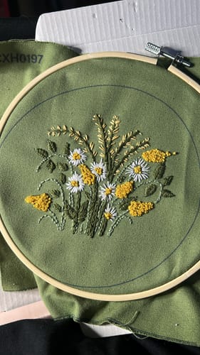 Customer photo review of Forest of Calm - Embroidery Kit