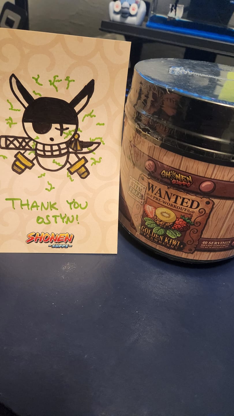Customer photo review of WANTED Stim-Free Pre-Workout