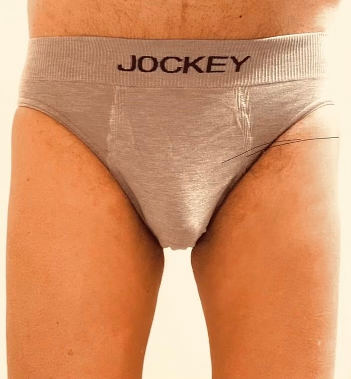Customer photo review of Men's Seamless Low Rise U-Convex Thong