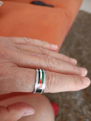 Customer photo review of Palestine Heritage Ring