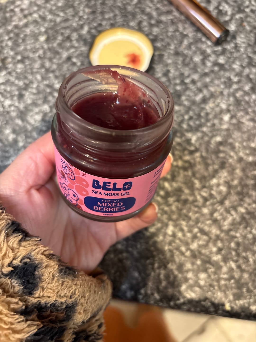 Customer photo review of Belo Sea Moss Gel - Starter Pack