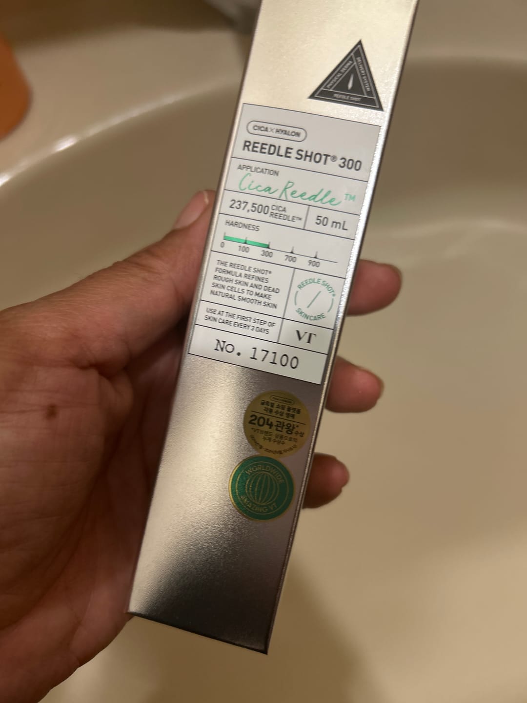 Customer photo review of VT Cosmetics - Sérum Réparateur VT Reedle shot - 50ml (3 formules)