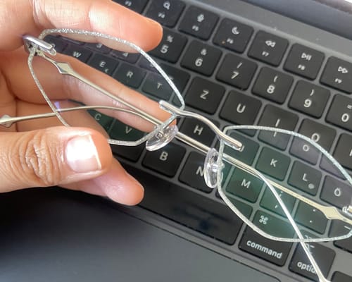 Customer photo review of Lami Eyeglasses