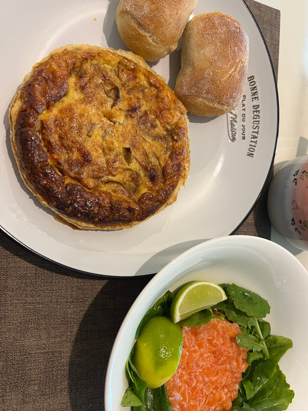 Customer photo review of Quiche de Cebolla