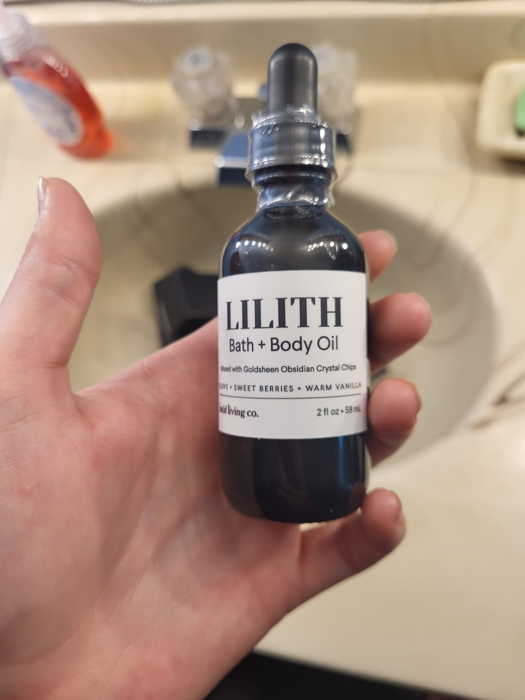 Customer photo review of LILITH Bath & Body Oil