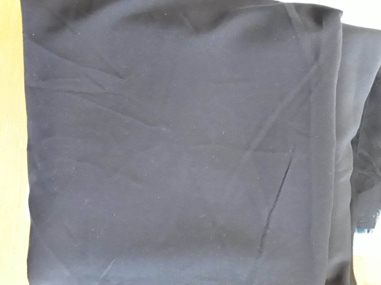 Customer photo review of Plain Peachskin Fabric