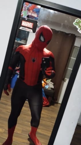 Customer photo review of The OG Spidey Gear™ - Winking Mask