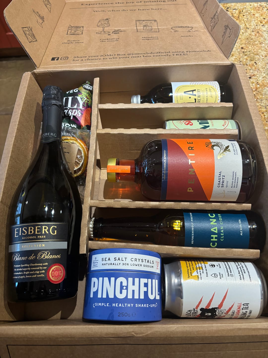 Customer photo review of Monthly, Bi-Monthly or Quarterly JOMO Box